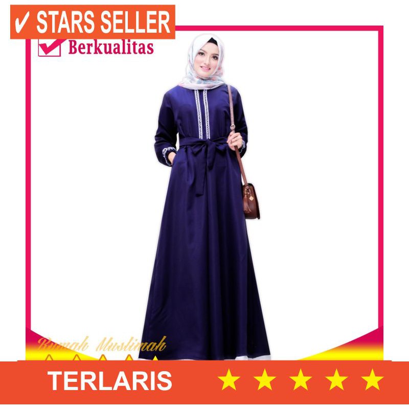 VANILA HIJAB MURAH BARU DRESS JUMBO BESAR LD 110 XL XXL XXXL / Gamis muslim wanita SNA dress