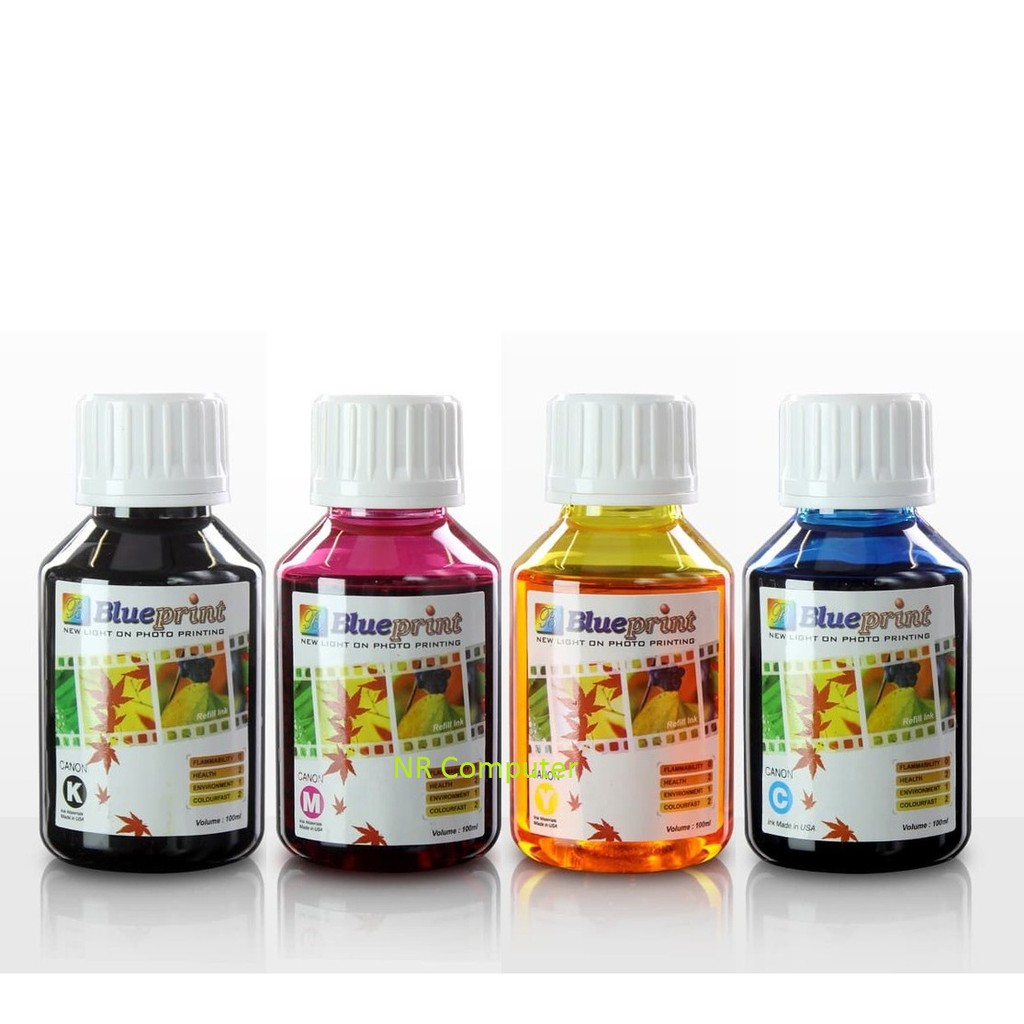 Tinta Printer Canon BLUEPRINT Refill For Printer Canon 100ml