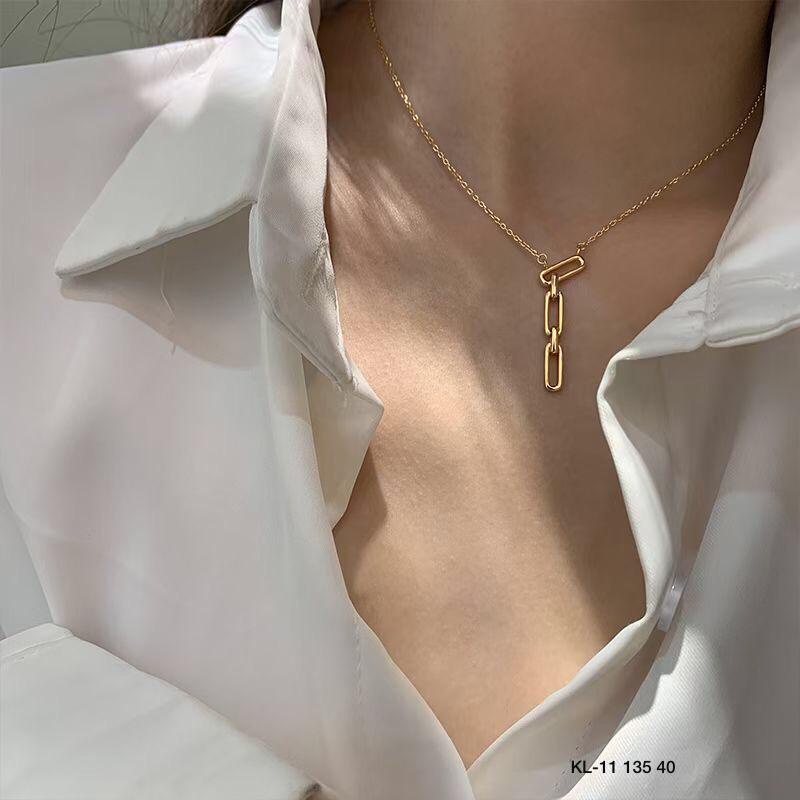 COD kalung titanium anti karat/ kalung wanita import