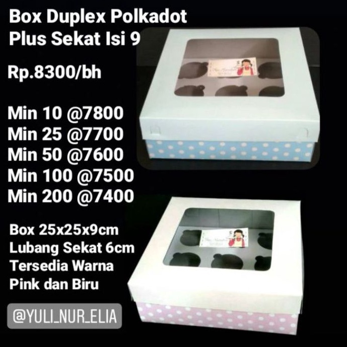 

BOX DUPLEX ISI 9 POLKADOT UK 25x25x9cm