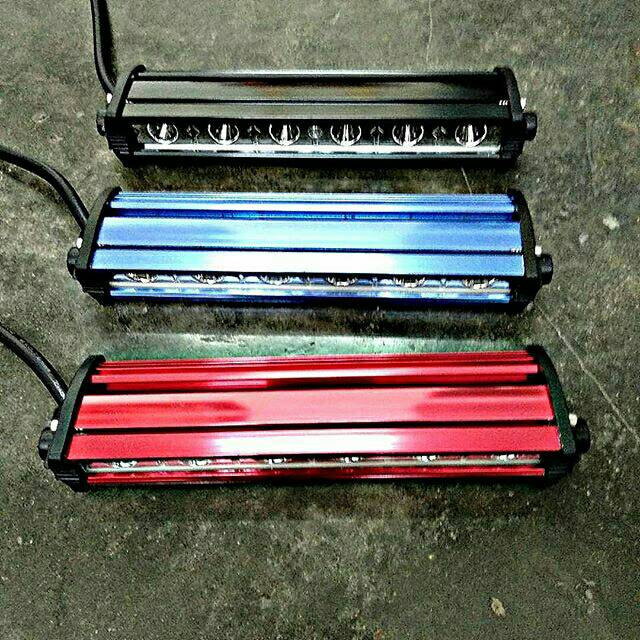 Lampu Mobil Panjang LED Spot Flood Light Lampu Sorot Kabut 12-24volt