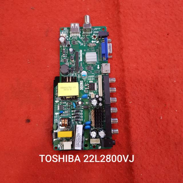 MB - MAINBOARD  - MOTHERBOARD  - MESIN TV LED  TOSHIBA 22L2800VJ