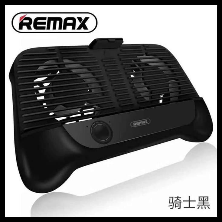 Remax Smartphone Cooling Gamepad RT-EM01 Stand Pad Handphone Hp ORI - Hitam