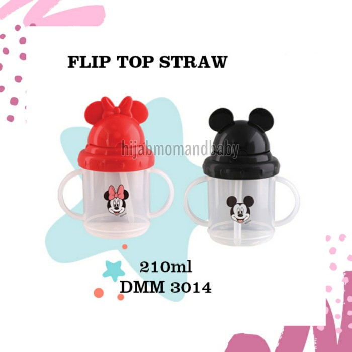 LUSTY BUNNY - DISNEY TRAINING CUP FLIP TOP STAW MICKEY MINNIE BUNNY 210 ML