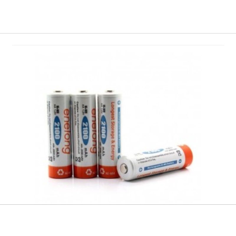 baterai AA 2100 mah. baterai AAA 900 mah charger enelong original