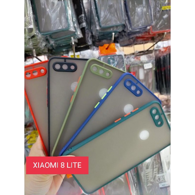 Soft Case Xiaomi 8 LITE Case Colour Matte Casing Dove Transparan Hard Case