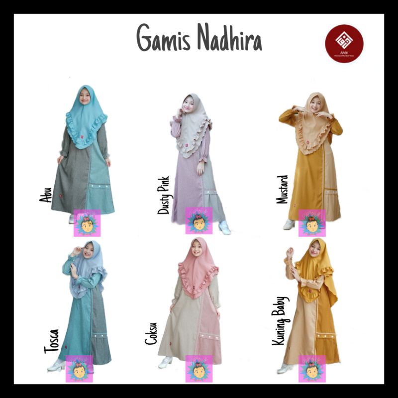 Gamis Anak Nadhira by ANV || Couple Koko Anak Nizam