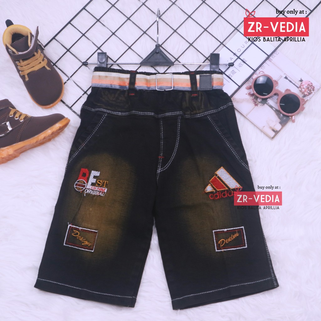 Celana Jeans uk 1-7 Tahun / Jeans Pendek Levis Anak Laki Polos Pants Jins Denim Murah Import Cowok