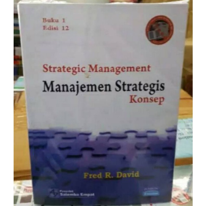 Jual Manajemen Strategis Konsep Ed Buku By Fred R David Shopee Indonesia