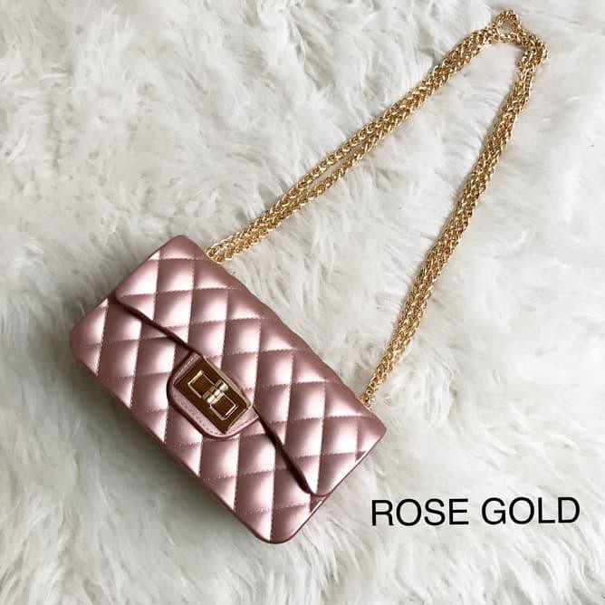 Xmts Tas Chanel Classic Mini Jelly Matte Channel Import 18Cm - Hijau Tgqe