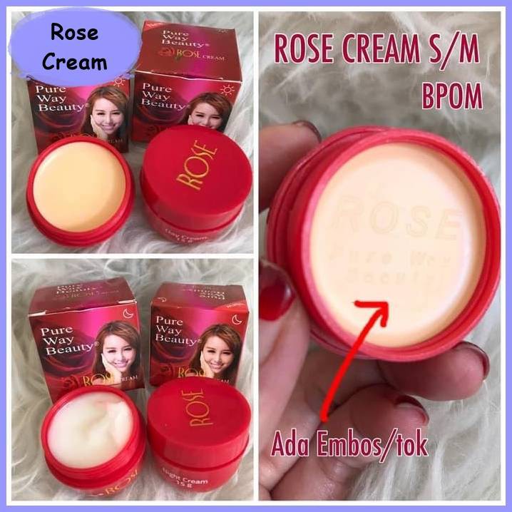 Cream Rose siang / malam / sabun / toner