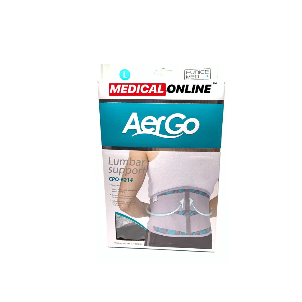 EUNICEMED LUMBAR SUPPORT CPO-6214 AERGO ORTOPEDI MEDICAL ONLINE