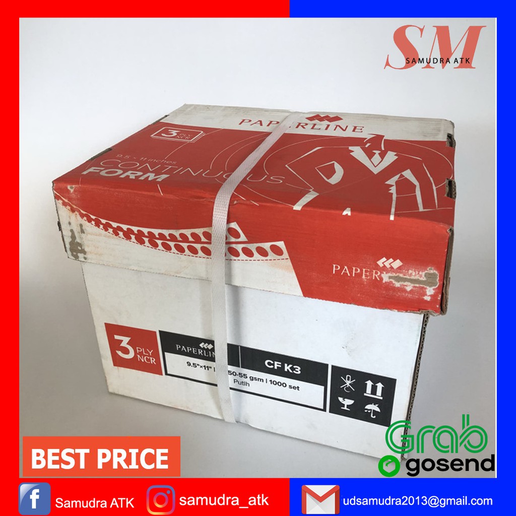 

CONTINUOS FORM 3 PLY W FULL 1 DUS KHUSUS GOSEND Distributok ATK Lengkap - SAMUDRA @TK