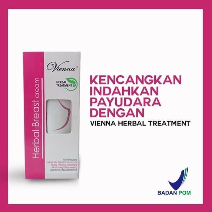 VIENNA HERBAL BREAST CREAM ORIGINAL BPOM PEMBESAR PENGENCANG PAYUDARA