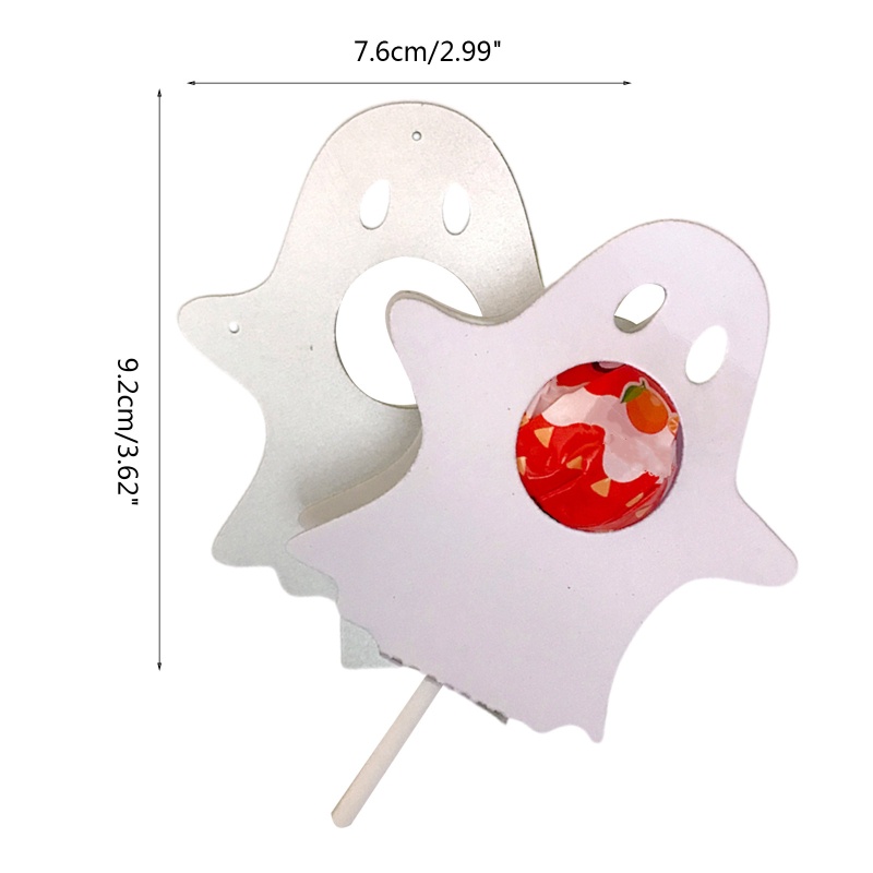 Cetakan Stensil Cutting Dies Motif Hantu Halloween Bahan Metal Untuk Scrapbook / Craft DIY