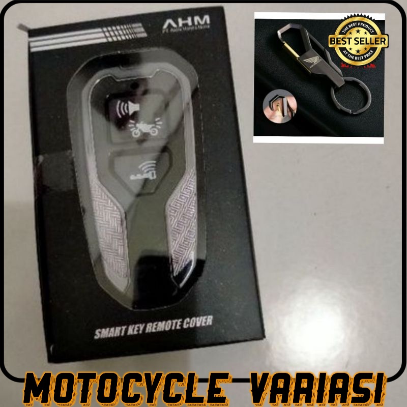 PAKET GANTUNGAN KUNCI DAN COVER REMOTE VARIO 160 2022 ORIGINAL AHM-3