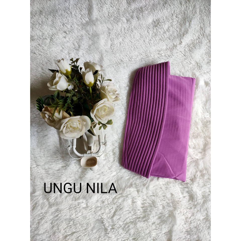 JILBAB BERGO PINGUIN/HIJAB BERGO SPORT JERSY/KERUDUNG KHIMAR PET JERSY/BERGO PINGUIN-Ungu Nila