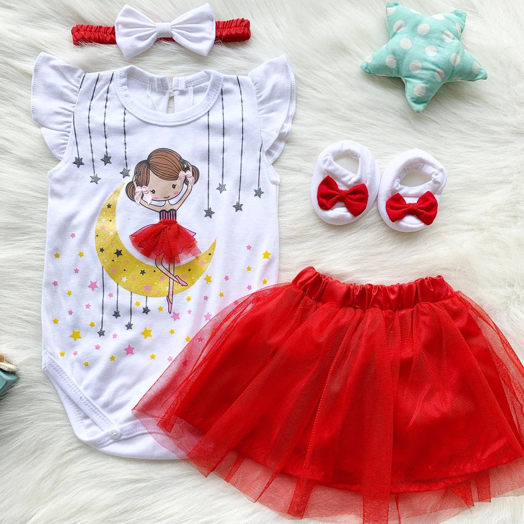 sparkle ballerina jumper newborn set 0-12 bulan 1 tahun setelan baby kado bayi cewek romper