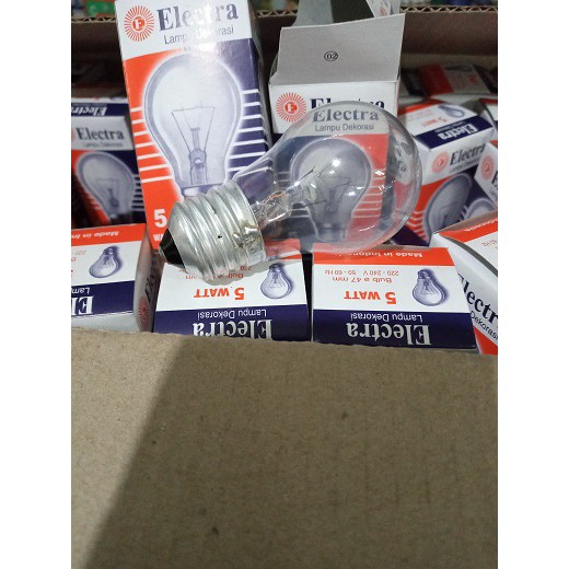Electra 5 watt clear kuning