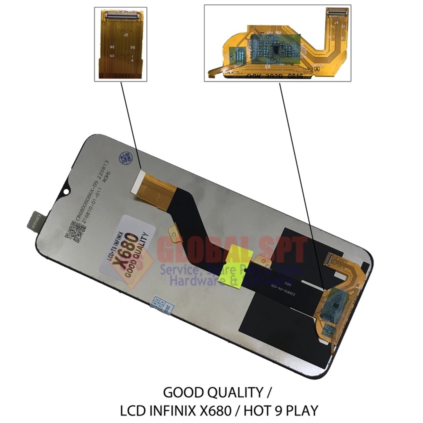 GOOD QUALITY / LCD TOUCHSCREEN INFINIX X680 / HOT 9 PLAY