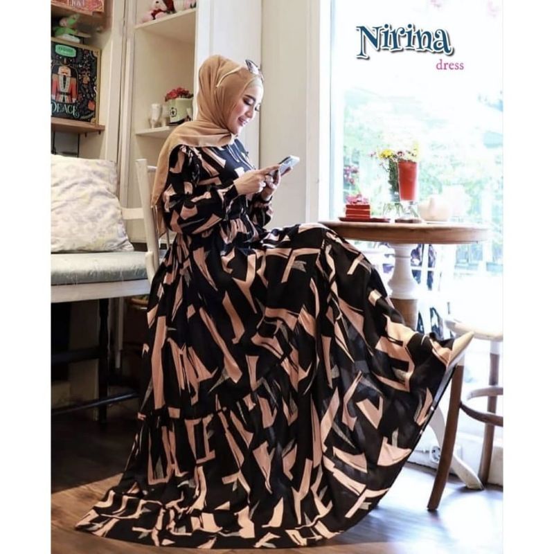 NIRINA MAXI DRESS//DRESS RAYON CAKEP