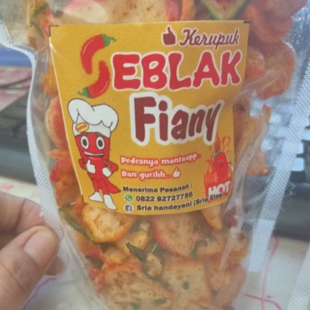 

kerupuk seblak fiany uk.100gr