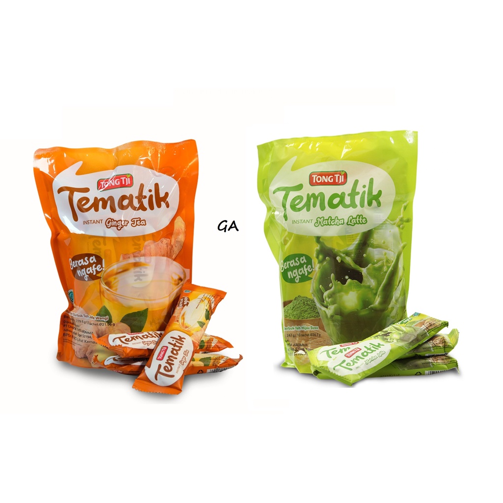 

Teh Tong Tji Tematik Matcha & Ginger Tea per Sachet