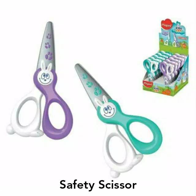 

Maped Kidi / Kiddy Cut Safety Scissor / Scissors / Gunting Aman. Alat tulis Anak/Balita/Paud