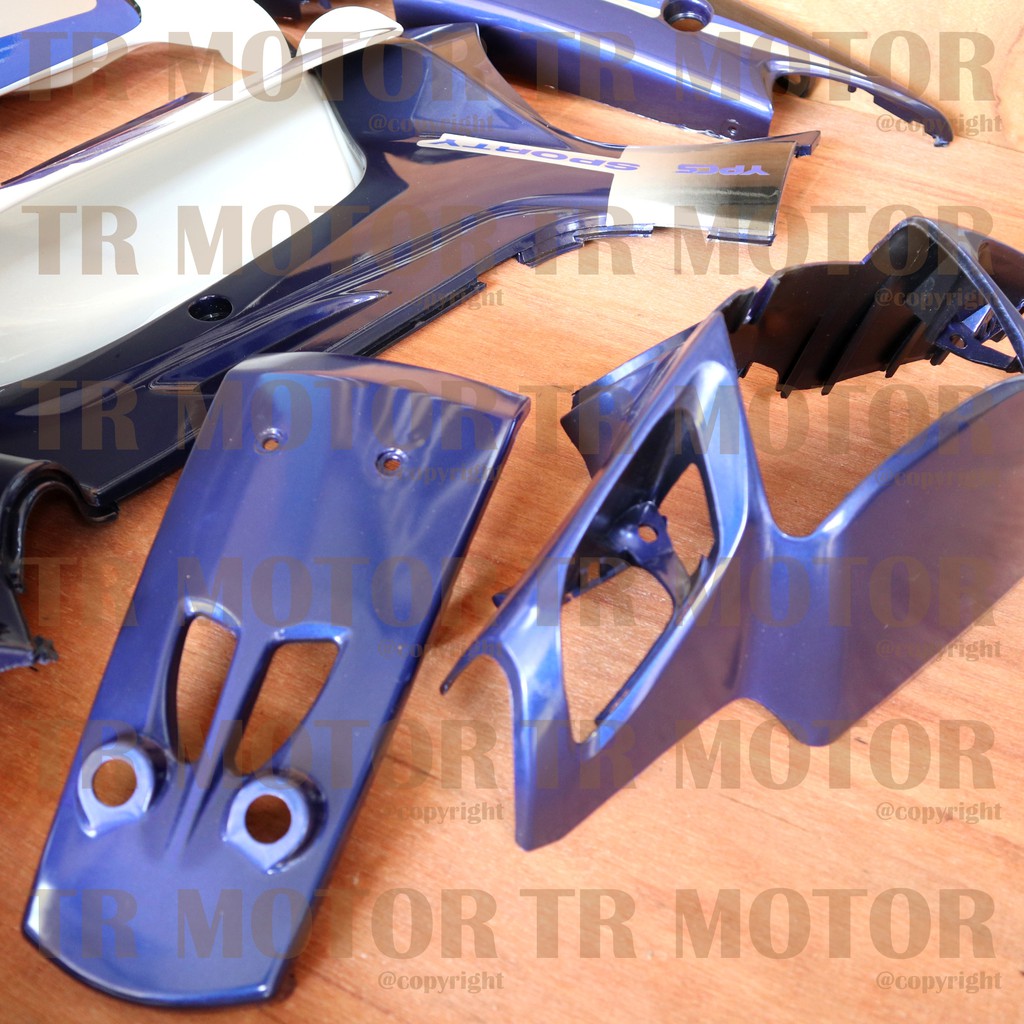 Cover Body Fizr F1zr Caltex Biru Putih Full Set Halus Cover Bodi Yamaha Fiz r