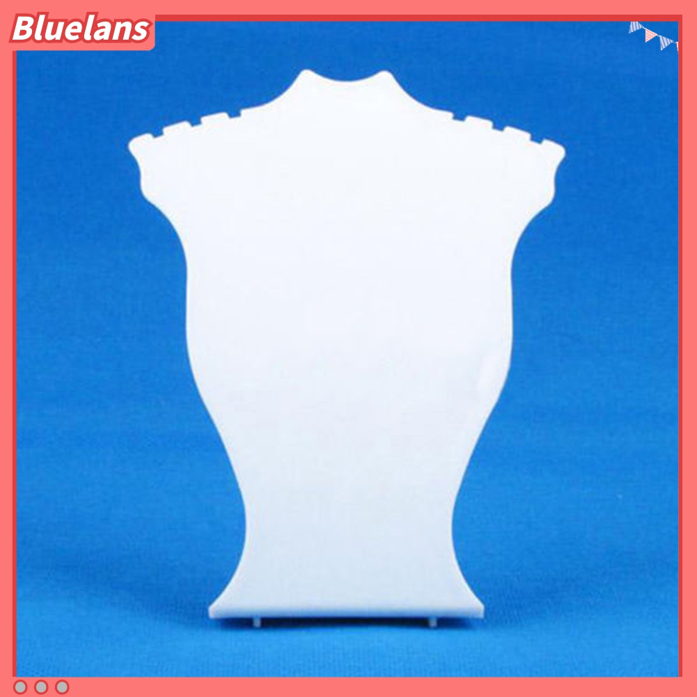 Stand Holder Display Perhiasan Kalung Anting Liontin Model Dada Leher Tinggi