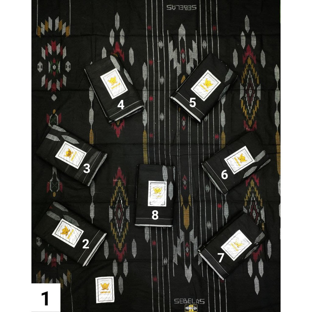 SARUNG SEBELAS SGF HITAM