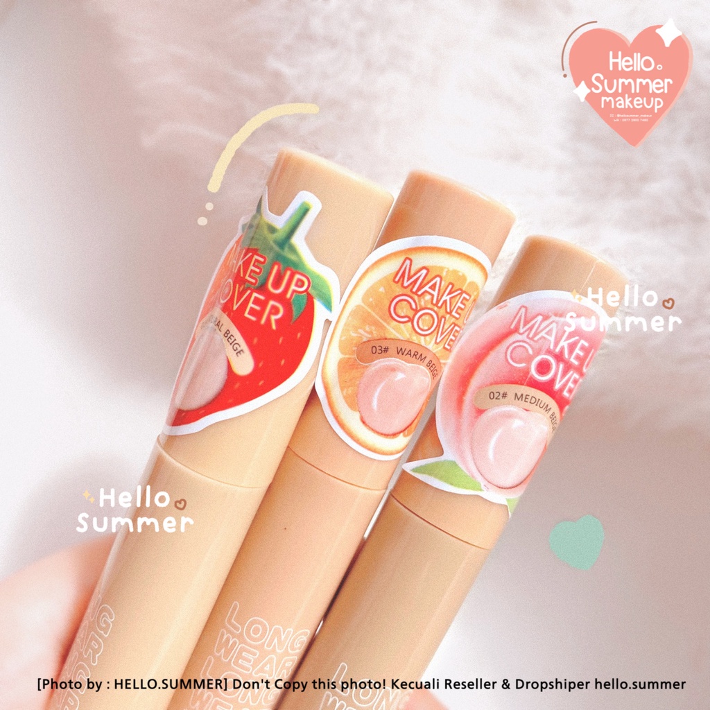 𝐋𝐈𝐐𝐔𝐈𝐃 𝐂𝐎𝐍𝐂𝐄𝐀𝐋𝐄𝐑 - Kiss Beauty Fruit Long Wear Liquid Concealer Full Coverage 4ml