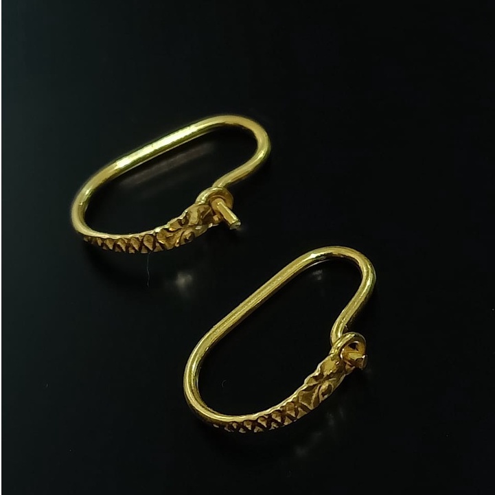Anting Anak dan Dewasa Model Ulir Emas Muda 0.5 Gram Murah