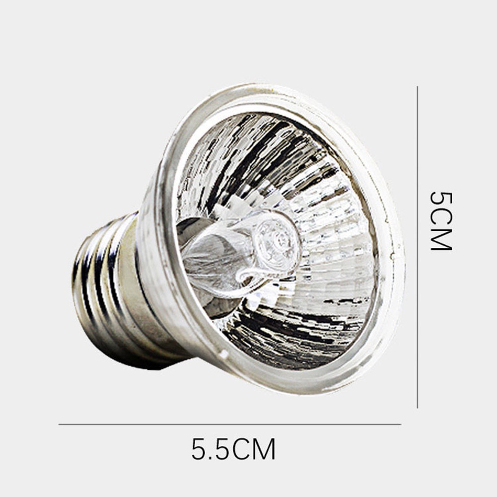 Lampu Reptil Kura Kura UVA UVB Halogen Penghangat Sulcata 25W 50W 75W