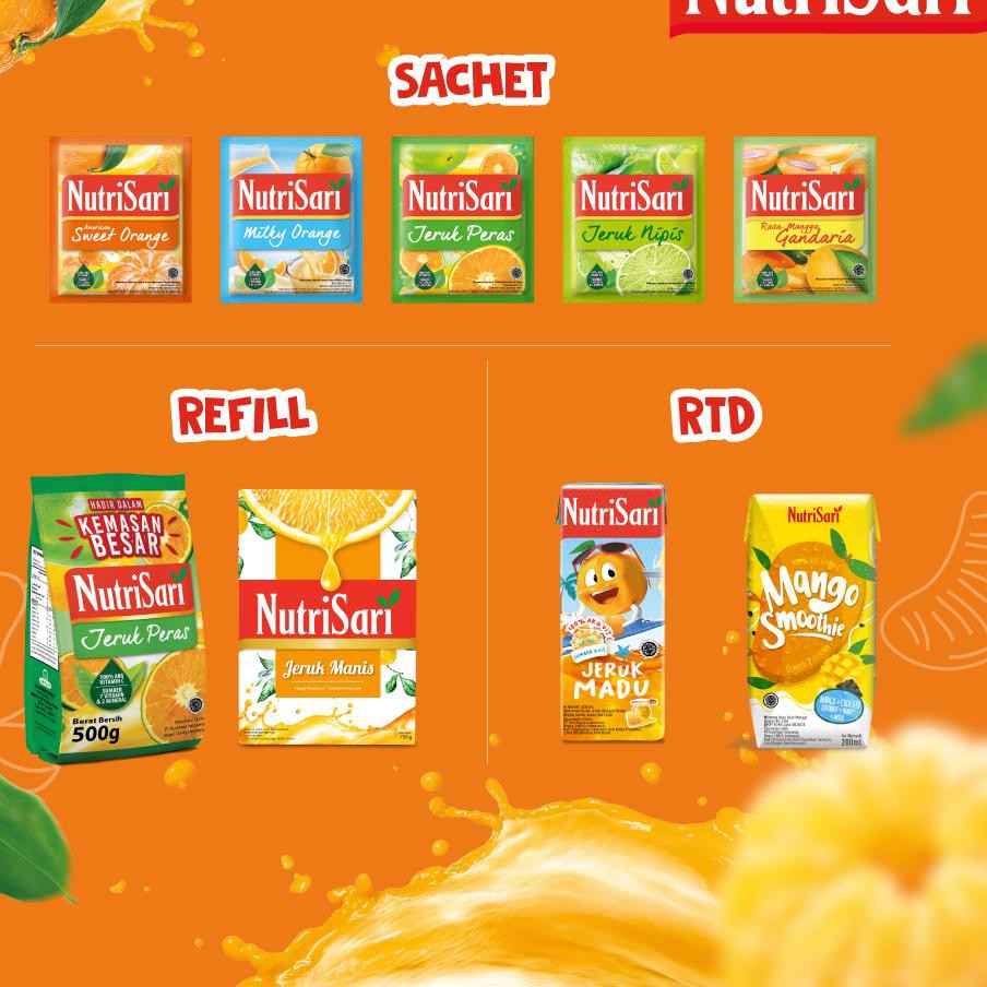 

[KODE 73] NutriSari Cocopandan - Minuman Buah Vitamin C & Vitamin D 40's TERMURAH..!!