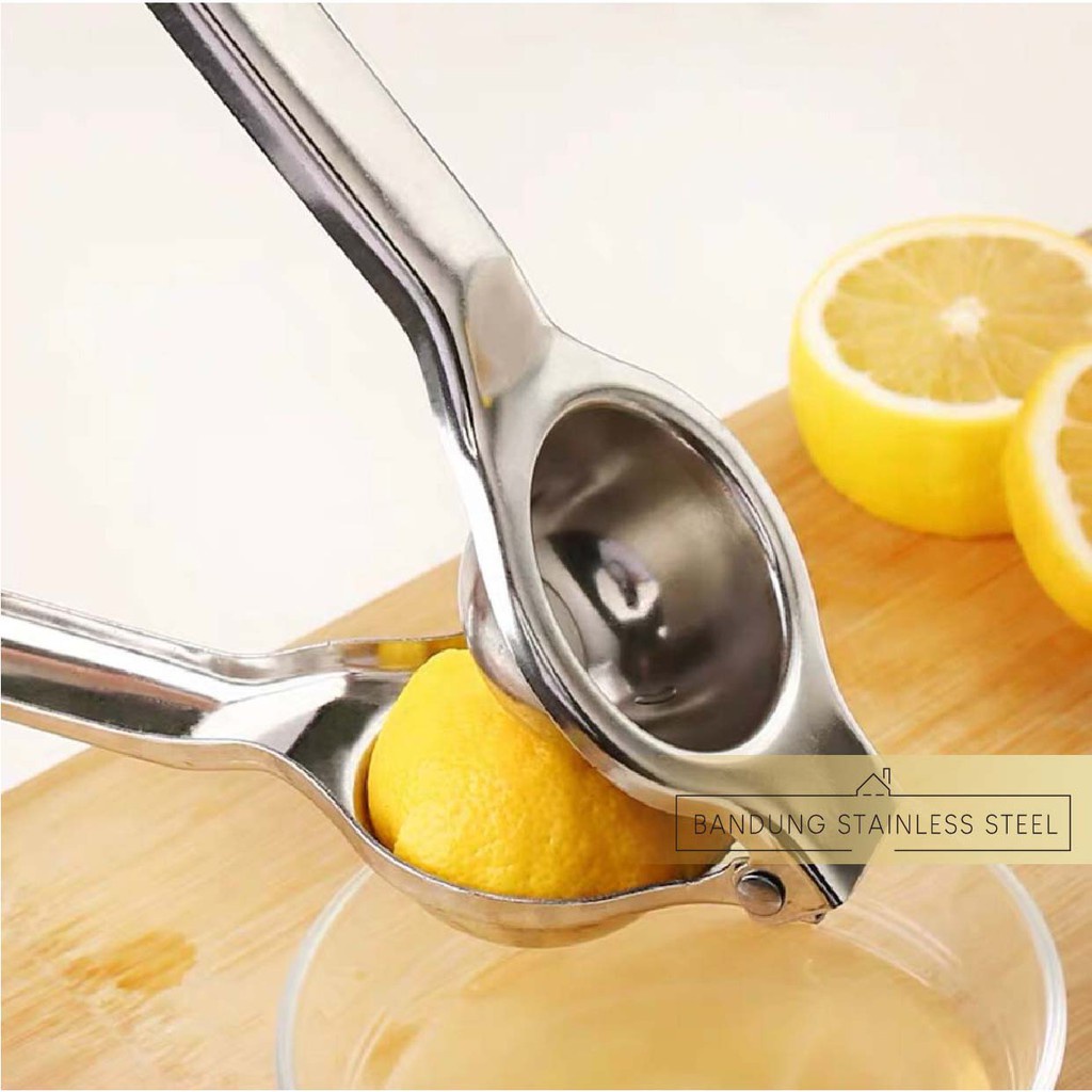 Lemon Pressure Stainless Perasan Jeruk Stainles alat pemeras nipis manual lemon press besar kecil