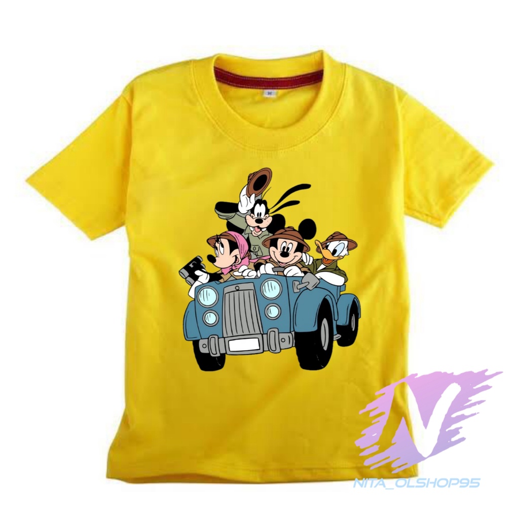 kaos mickey mouse kaos kartun mickey