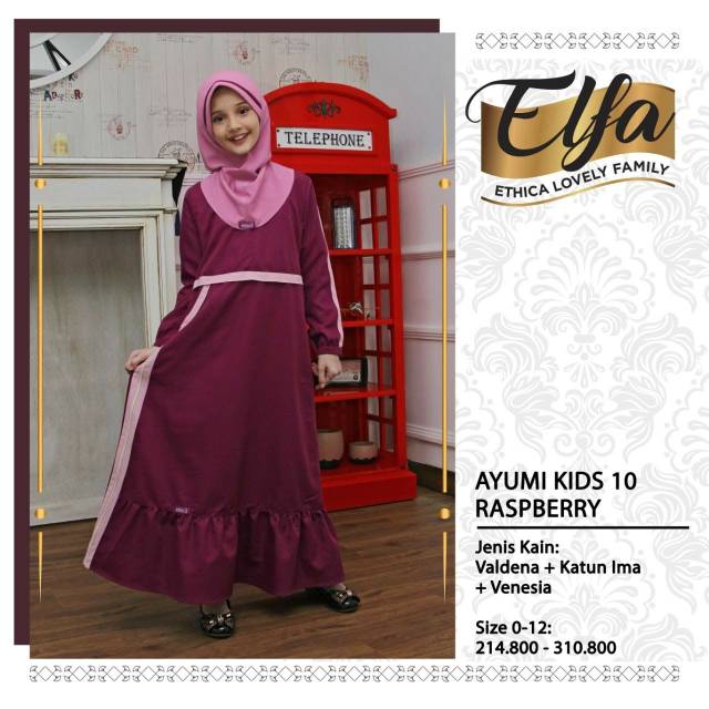 Ethica Elfa 86 - Baju Muslim Sarimbit Keluarga Family Series Original Termurah