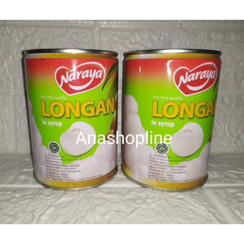 

Longan Naraya 565gr / lengkeng / buah kaleng / canned