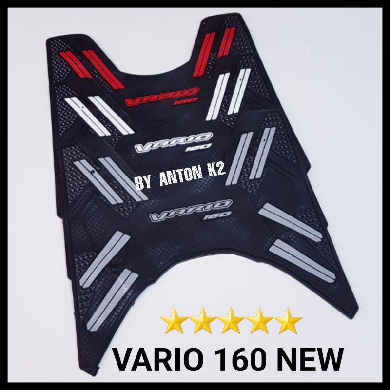 KARPET/KARET ALAS TATAKAN KAKI/KARET INJAKAN KAKI/PIJAKAN MOTOR VARIASI AKSESORIS MOTOR VARIO NEW/VA