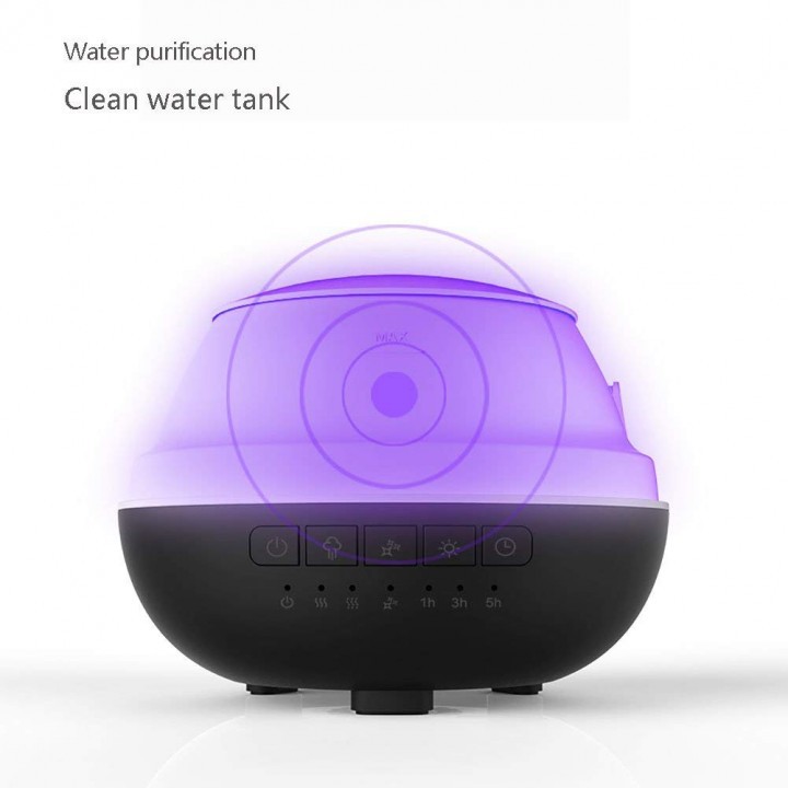 H45 Aromatherapy Cool Mist Ultrasonic Air Humidifier LED Light 200ML