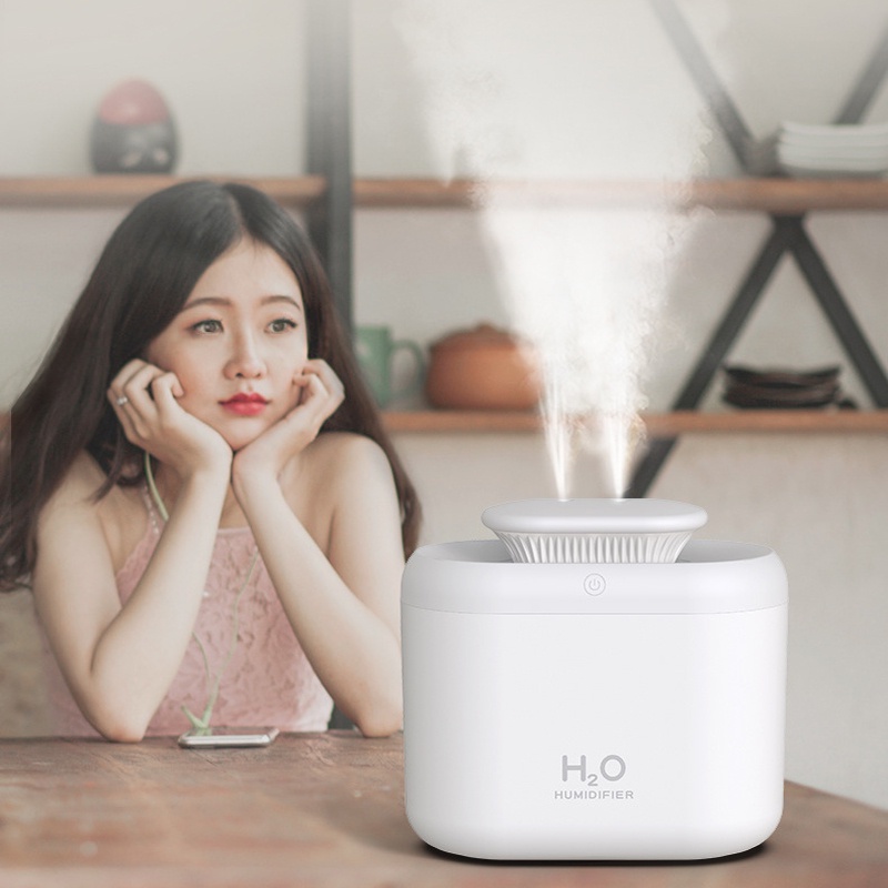 diffuser aromatherapy air humidifier 3.3L Aromaterapi Difuser Dengan Air Purifier 7 warna lampu-5