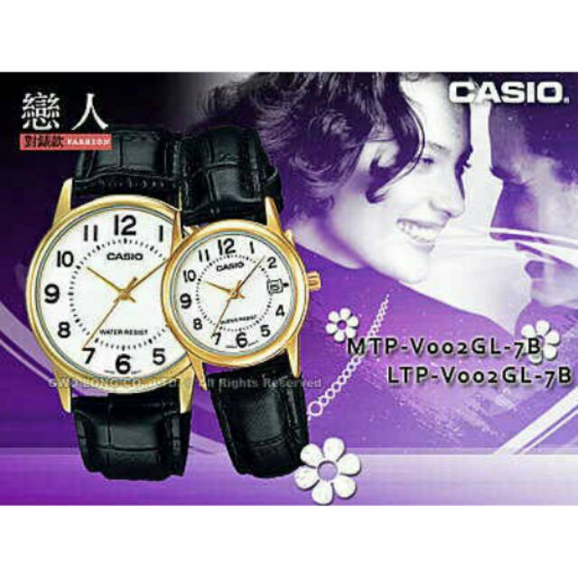 JAM TANGAN PRIA WANITA CASIO MTP LTP V002GL