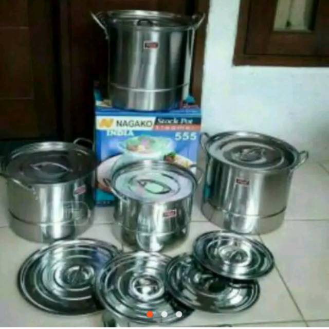 Panci set stock pot steamer ( NAGAKO)