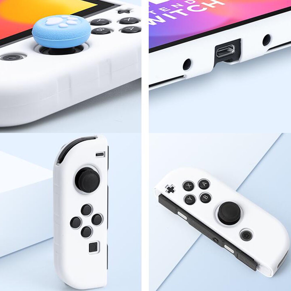 Casing Hardcase OLED Anti Gores + Jatuh Untuk Nintendo Switch