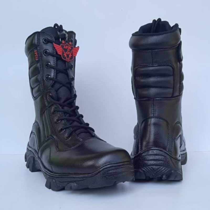 SEPATU PDL LGR RJR SOL DELTA APIK KULIT SAPI ASLI SEPATU PDL DINAS TNI POLRI SECURITY SATPAM