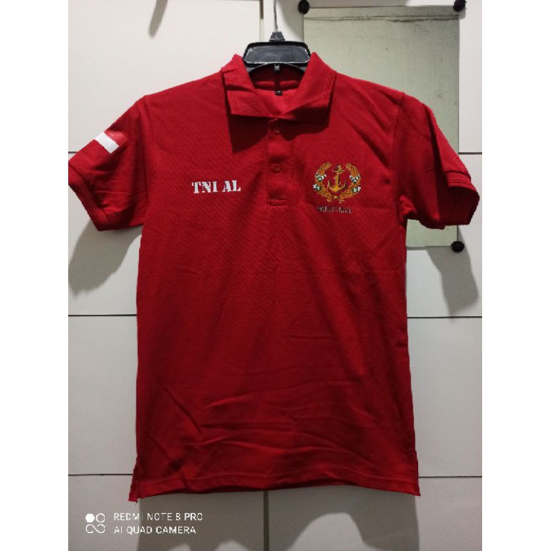 polo shirt kaos kerah TNI AL
