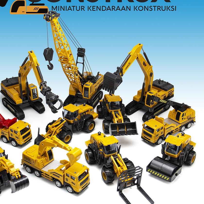 ✻ Spryz Construx 1:55 Crane Mainan Miniatur ❅
