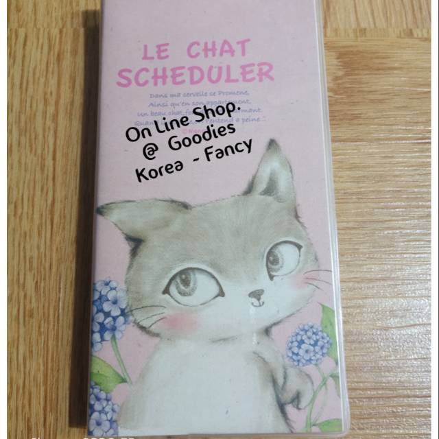 

Buku Schedule Le Chat Cat Ori Korea No Year Ready Stock