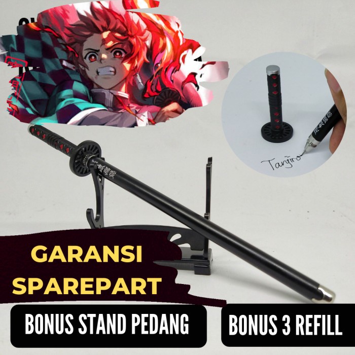 

(BISA COD) Pulpen Pedang Sword Pen Tanjiro Anime Demon Slayer Kimetsu no Yaiba